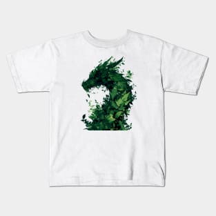 Leafy dragon deity Kids T-Shirt